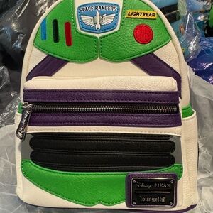 Loungefly Buzz Lightyear Backpack - Green, Purple, White